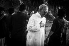 While a procession may be composed of a greater number of youth, the elderly aren't left behind and are equally a part with their fervour.